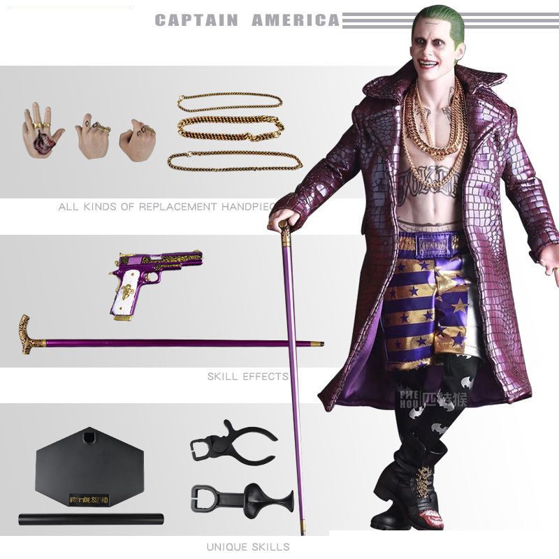 Suicide Squad Purple Coat Joker 1/6 PVC Action Figure