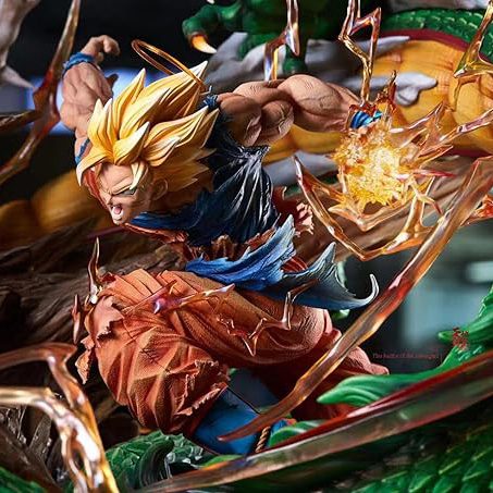 Vegeta And Goku World Duel Scene Model Ornaments