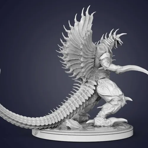 Godzilla Space Monster Hidden Blade Covered Steel Unpainted Figure [Pre-Order]