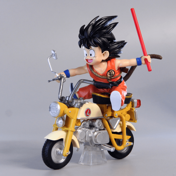 Turtle Sennin And Childhood Goku Motorcycle Figure
