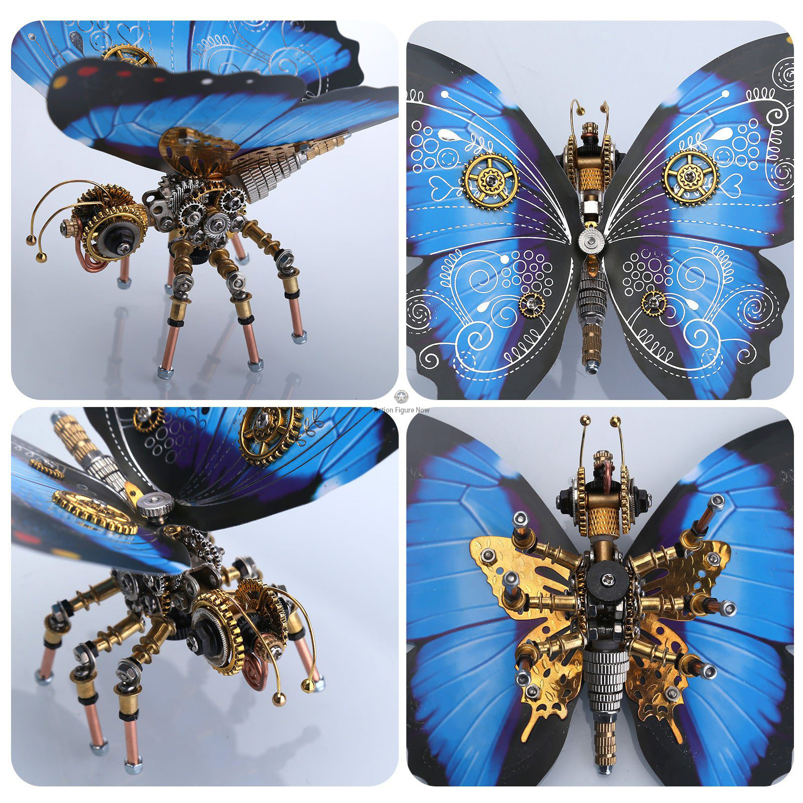 Steampunk Monarch Butterflies 3D Model Building Kit (3-Pack) Steampunk Monarch Butterflies 3D Model Building Kit (3-Pack)