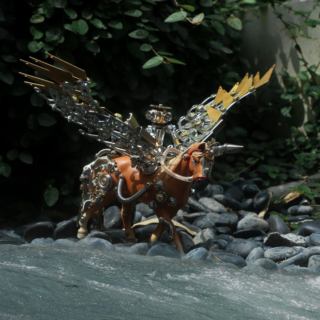 DIY 3D Assembly Metal Mechanical Winged Unicorn Model Kit DIY 3D Assembly Metal Mechanical Winged Unicorn Model Kit
