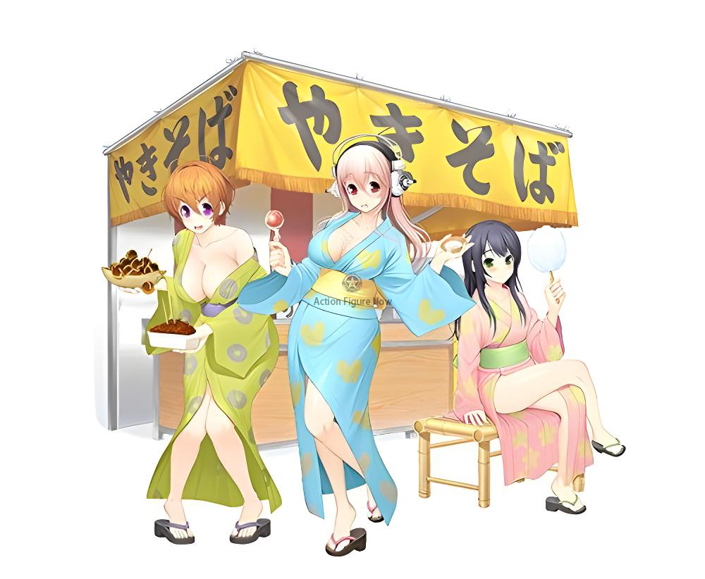 Axanael - SoniAni: Super Sonico The Animation - Watanuki Fuuri - Yukata ver. (FREEing)