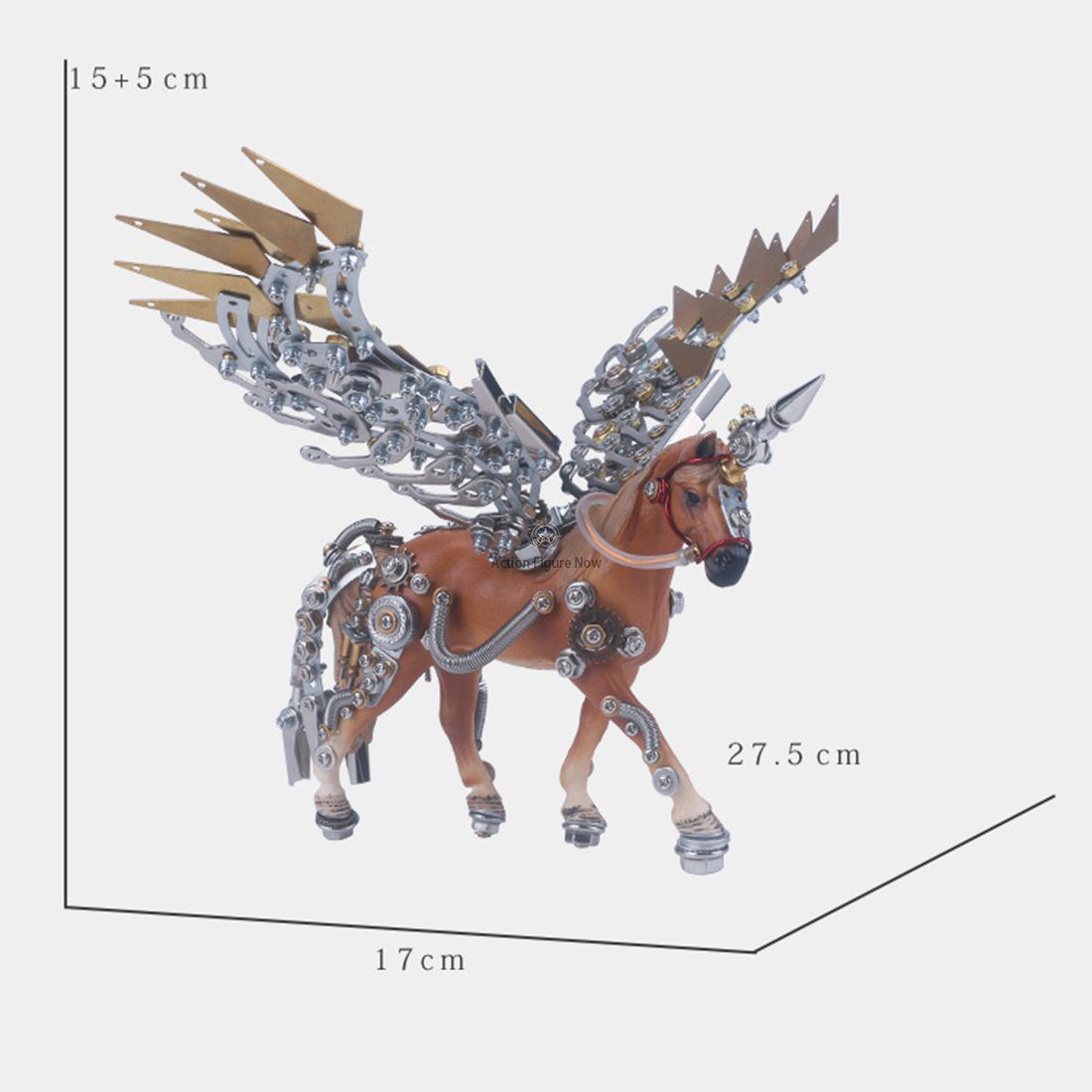 DIY 3D Assembly Metal Mechanical Winged Unicorn Model Kit DIY 3D Assembly Metal Mechanical Winged Unicorn Model Kit