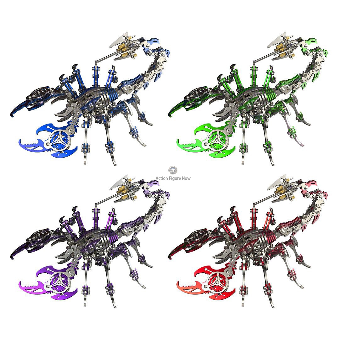 Scorpion King 4-Piece Stainless Steel 3D Metal Puzzle Set Premium Edition Scorpion King 4-Piece Stainless Steel 3D Metal Puzzle Set Premium Edition