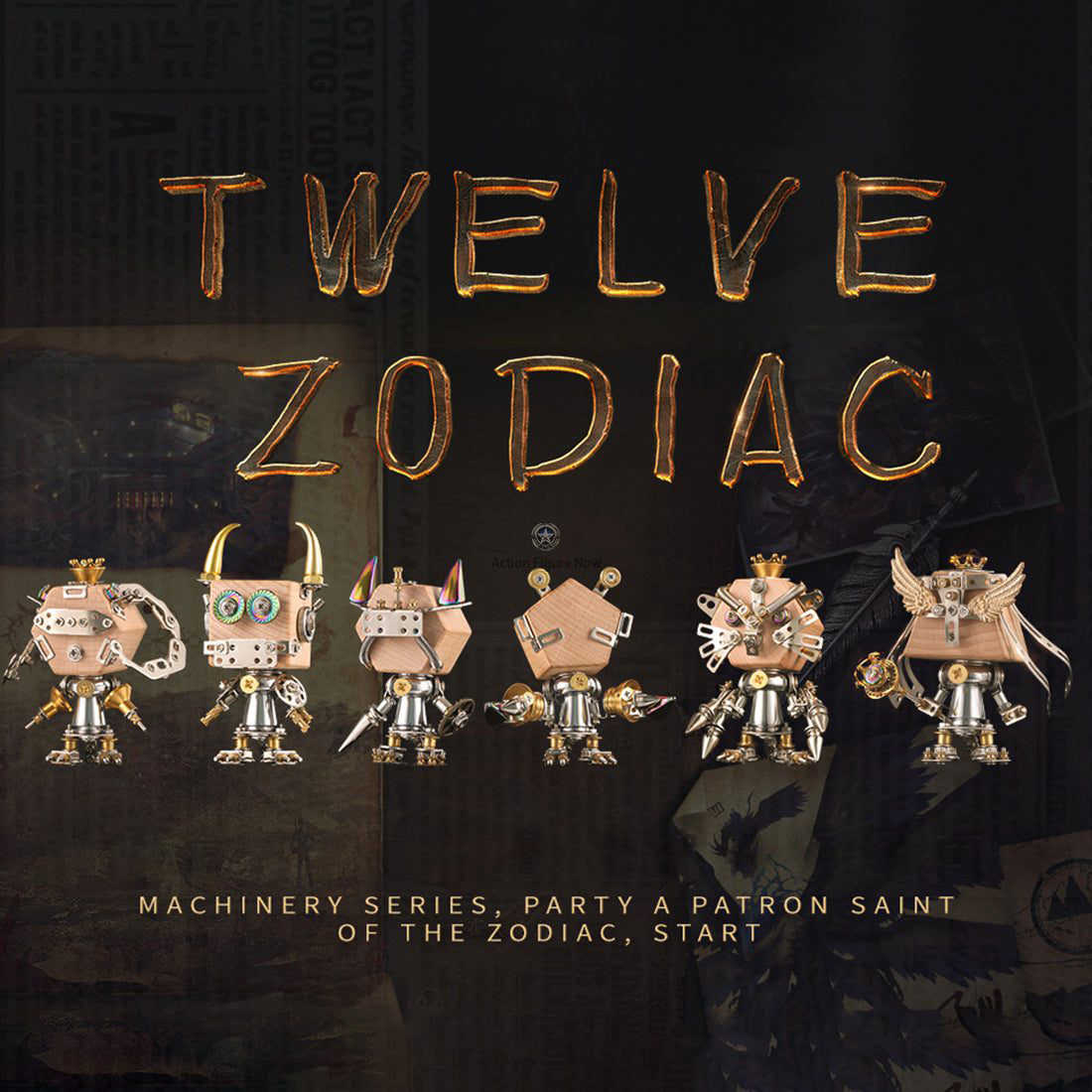 Western Zodiac 12 Constellations Steampunk Patron Saint Full Kits DIY Assembly'' Western Zodiac 12 Constellations Steampunk Patron Saint Full Kits DIY Assembly''