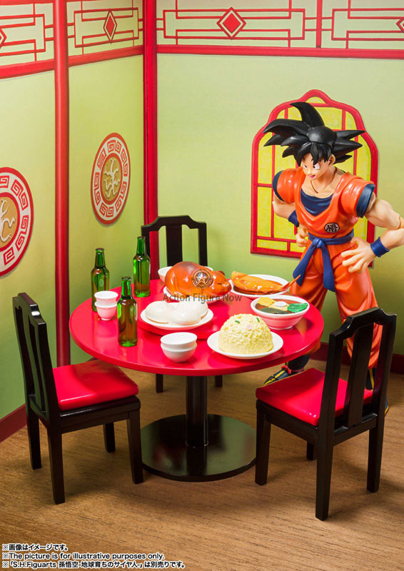 S.H.Figuarts Son Goku's Eating Moderately Set
