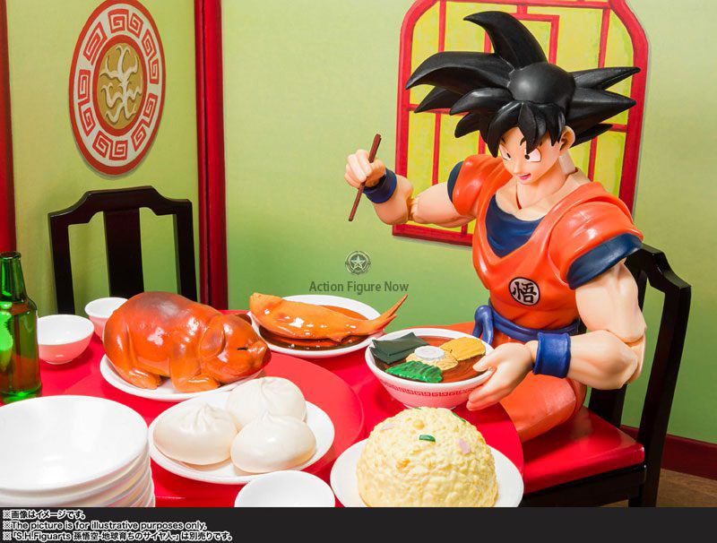 S.H.Figuarts Son Goku's Eating Moderately Set "Dragon Ball Z" S.H.Figuarts Son Goku's Eating Moderately Set "Dragon Ball Z"