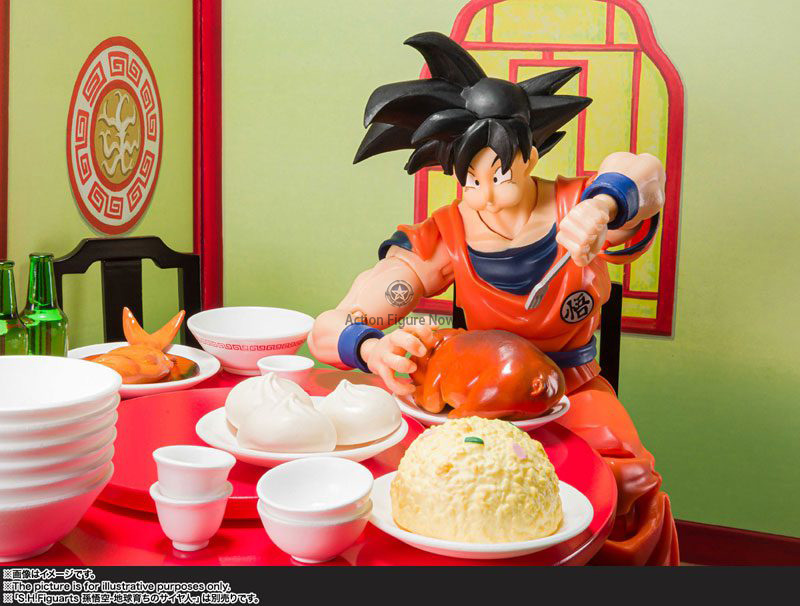 S.H.Figuarts Son Goku's Eating Moderately Set "Dragon Ball Z" S.H.Figuarts Son Goku's Eating Moderately Set "Dragon Ball Z"