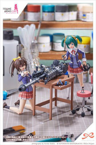Frame Arms Girl Sousai Shoujo Teien Wakaba Girls' High School Winter Clothes Bukiko Kotobuki (Modeler's Edition) 1/10 Scale Model Kit