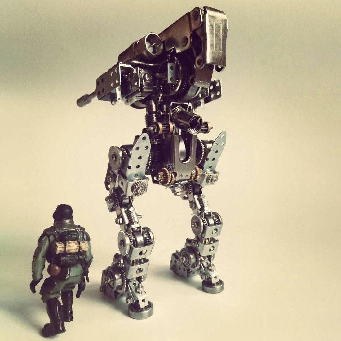 Adult Metal Robot 3D Assembly Puzzle Model - DIY Toy Kit for Home Decoration Adult Metal Robot 3D Assembly Puzzle Model - DIY Toy Kit for Home Decoration