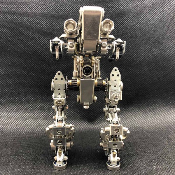 Adult Metal Robot 3D Assembly Puzzle Model - DIY Toy Kit for Home Decoration