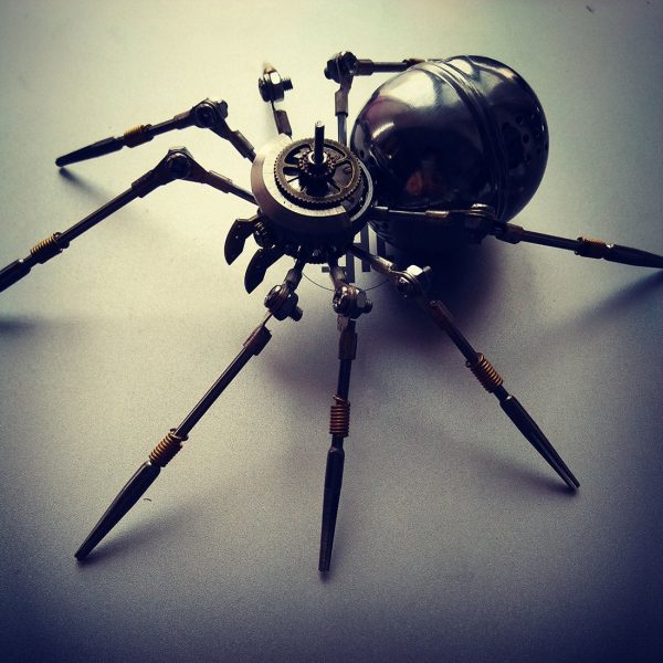 3D Spider Puzzle Kit: Build Your Own Mechanical Steel Spider