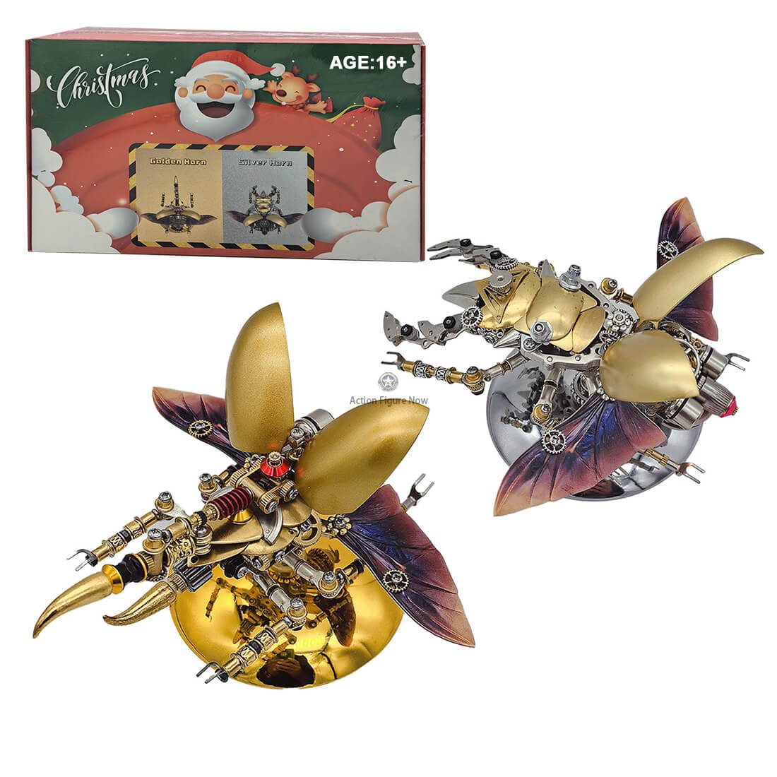 3D DIY Giraffe Stag Beetle Steampunk Insects Metal Puzzle Model Kits 3D DIY Giraffe Stag Beetle Steampunk Insects Metal Puzzle Model Kits