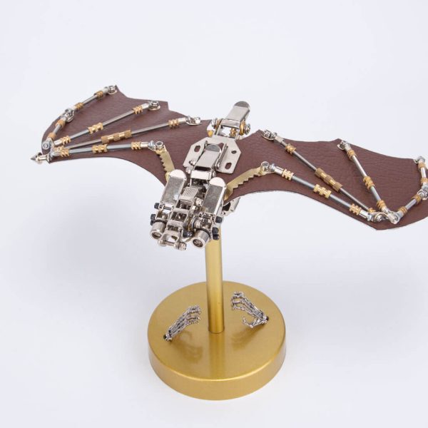LED Steampunk Vampire Bat 300+PCS 3D DIY Mechanical Animal Model Kits