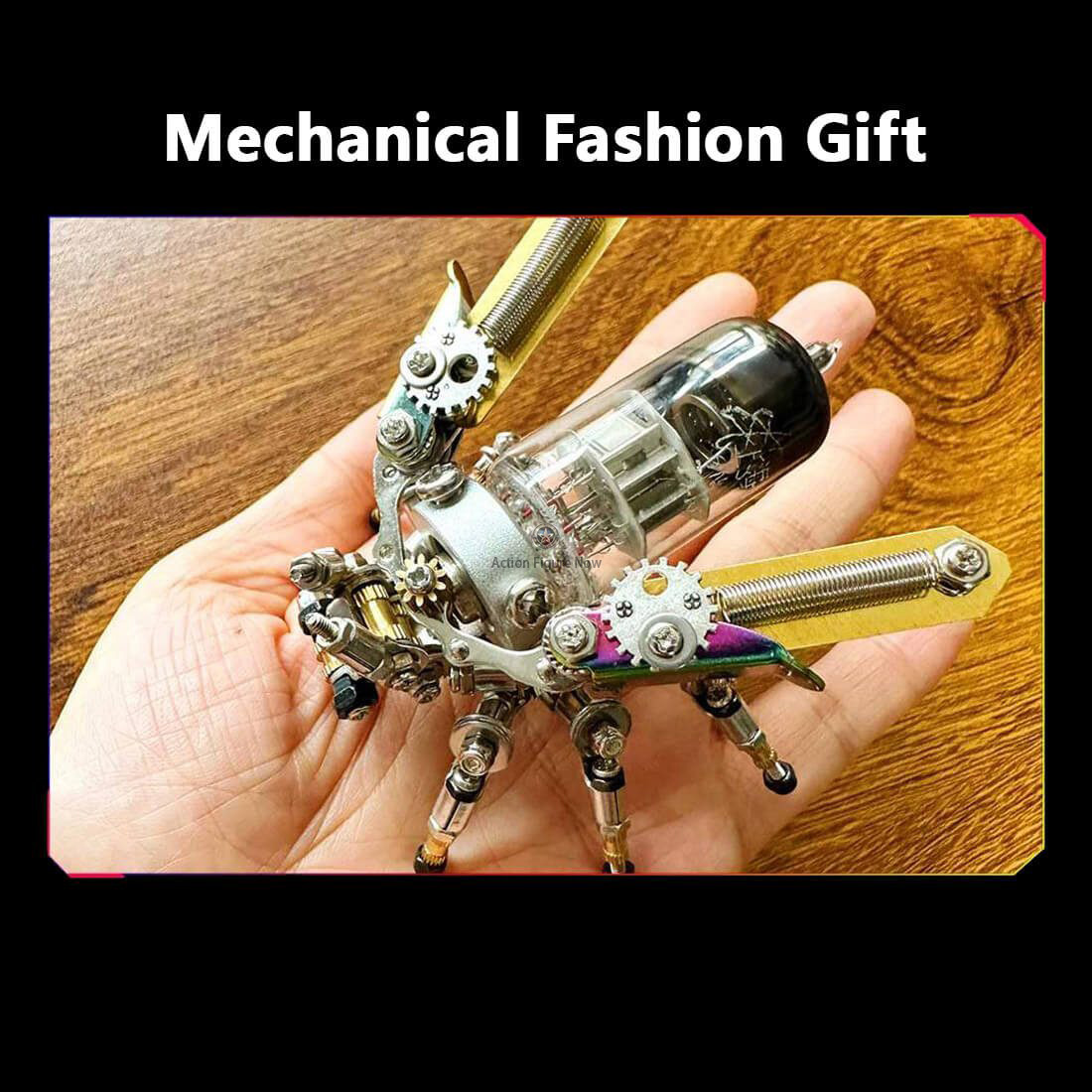 200-Piece Mechanical LED Firefly 3D Metal Puzzle: Insect Series
