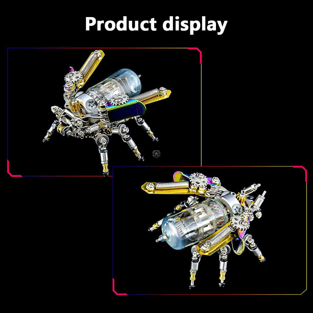200-Piece Mechanical LED Firefly 3D Metal Puzzle: Insect Series 200-Piece Mechanical LED Firefly 3D Metal Puzzle: Insect Series