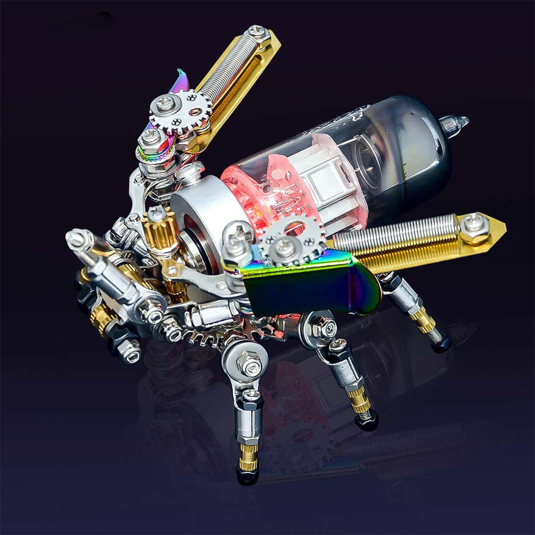 200-Piece Mechanical LED Firefly 3D Metal Puzzle: Insect Series 200-Piece Mechanical LED Firefly 3D Metal Puzzle: Insect Series