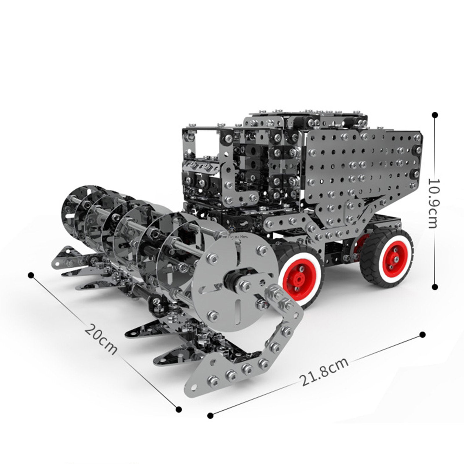1054-Piece 3D Metal Assembly Gear-Drive Big Farm Harvester Vehicle Model Kit 1054-Piece 3D Metal Assembly Gear-Drive Big Farm Harvester Vehicle Model Kit