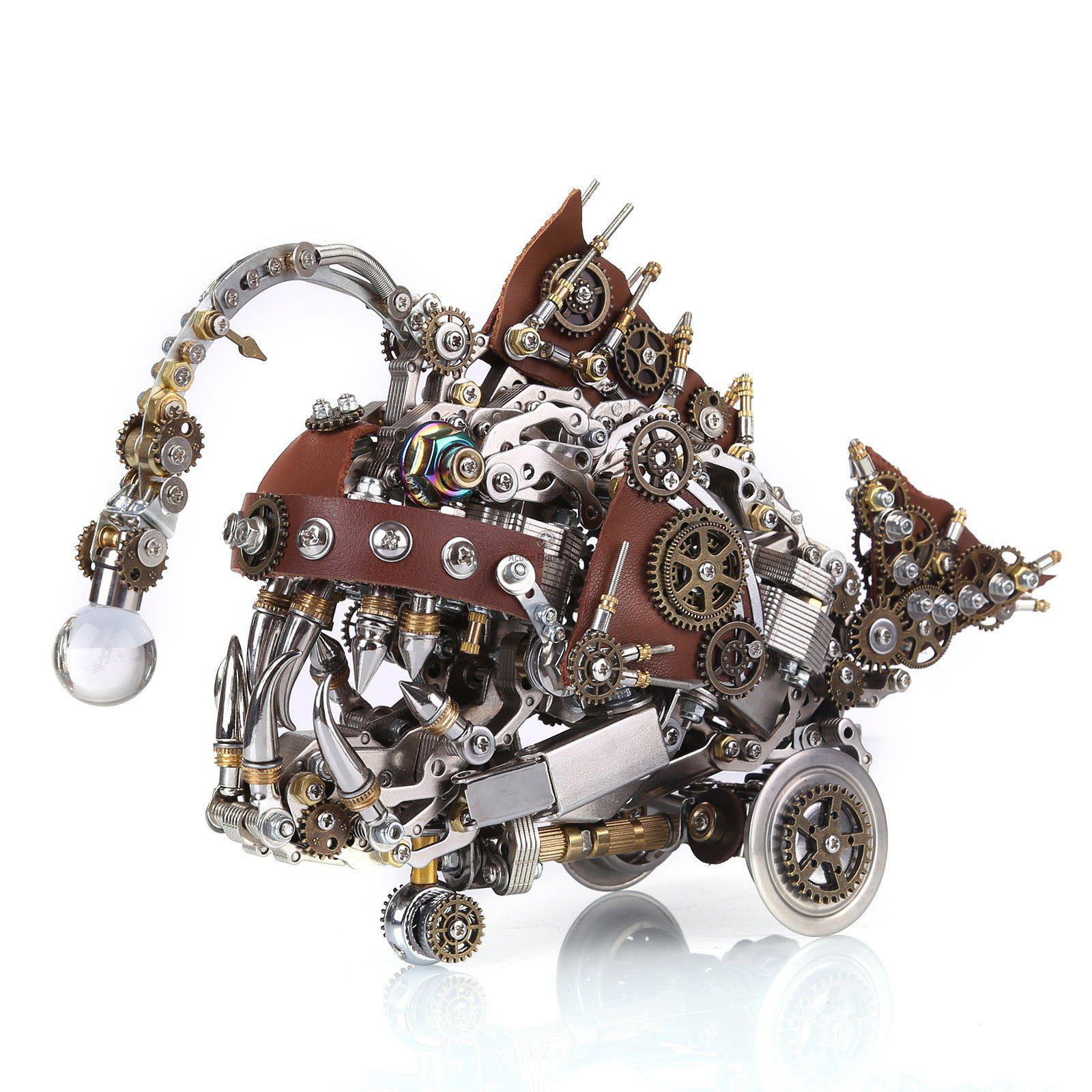 Lantern Fish Colorful Changing Lamp Steampunk Model DIY Kit Lantern Fish Colorful Changing Lamp Steampunk Model DIY Kit