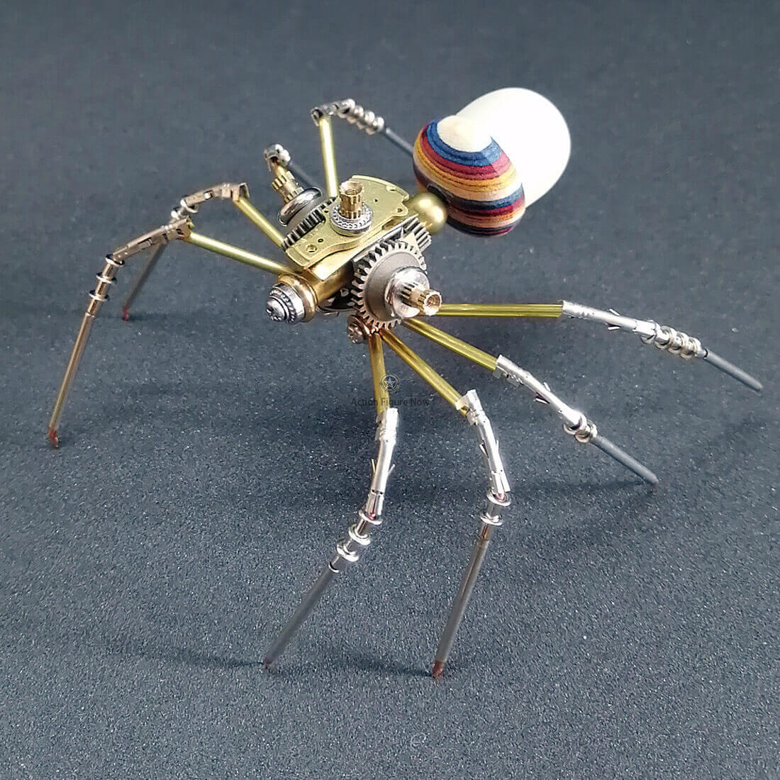 122-Piece DIY Steampunk Metal Spider Puzzle with Nut Light 122-Piece DIY Steampunk Metal Spider Puzzle with Nut Light
