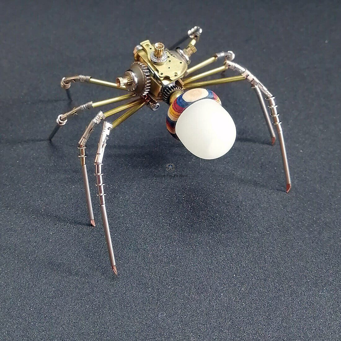 122-Piece DIY Steampunk Metal Spider Puzzle with Nut Light 122-Piece DIY Steampunk Metal Spider Puzzle with Nut Light