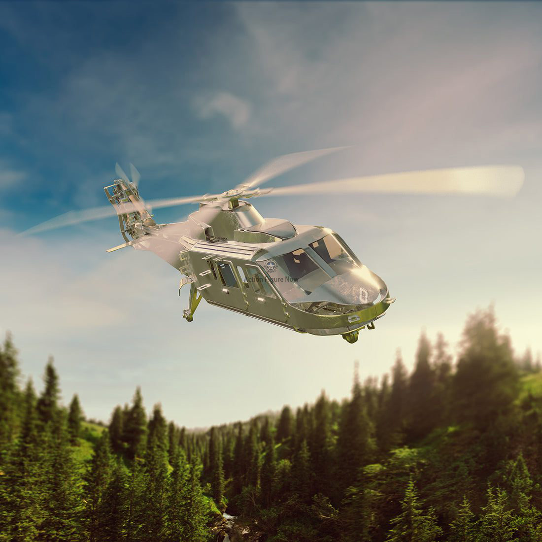 125-Piece 3D Metal Helicopter Model Building Kit: Lift Your Spirits 125-Piece 3D Metal Helicopter Model Building Kit: Lift Your Spirits