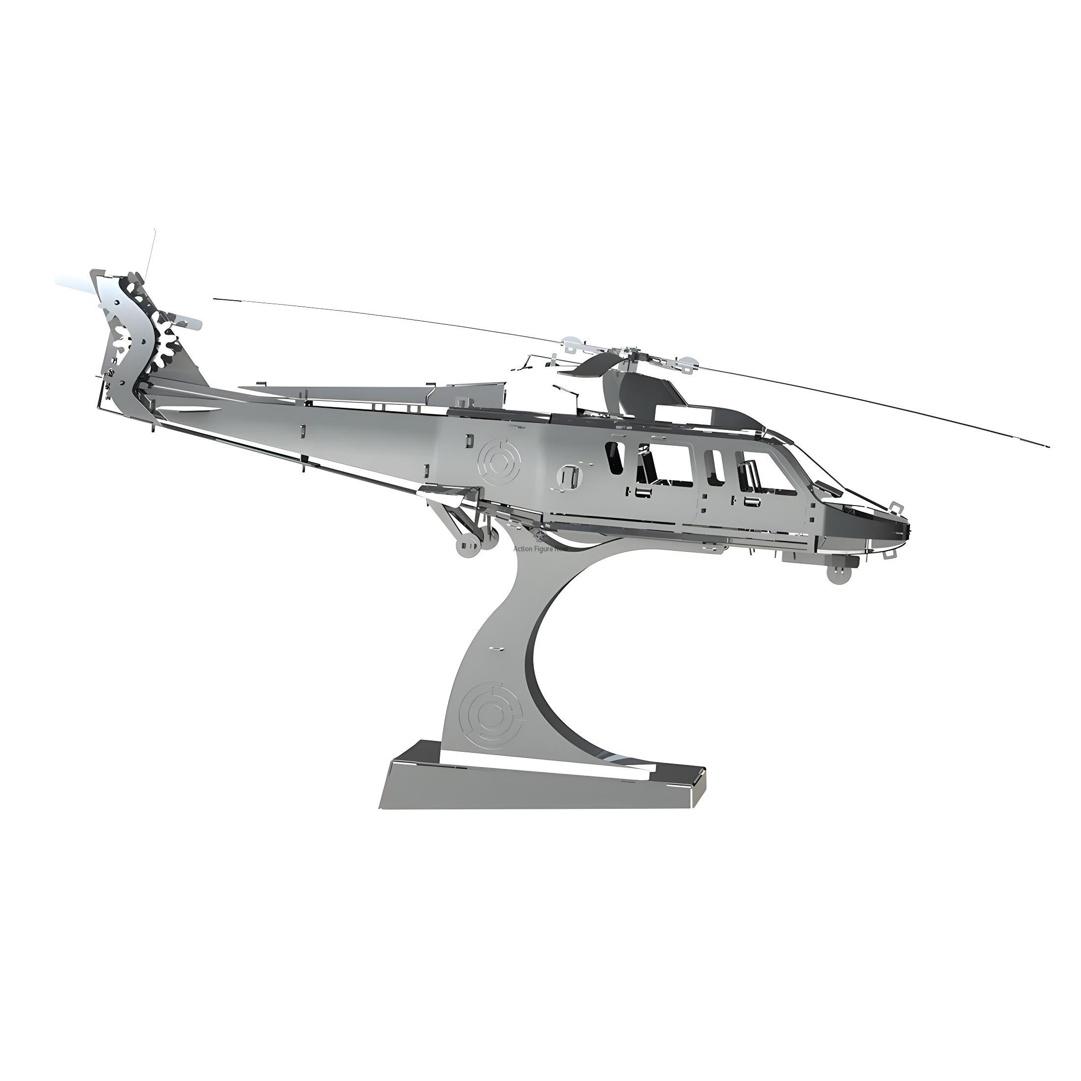 125-Piece 3D Metal Helicopter Model Building Kit: Lift Your Spirits 125-Piece 3D Metal Helicopter Model Building Kit: Lift Your Spirits