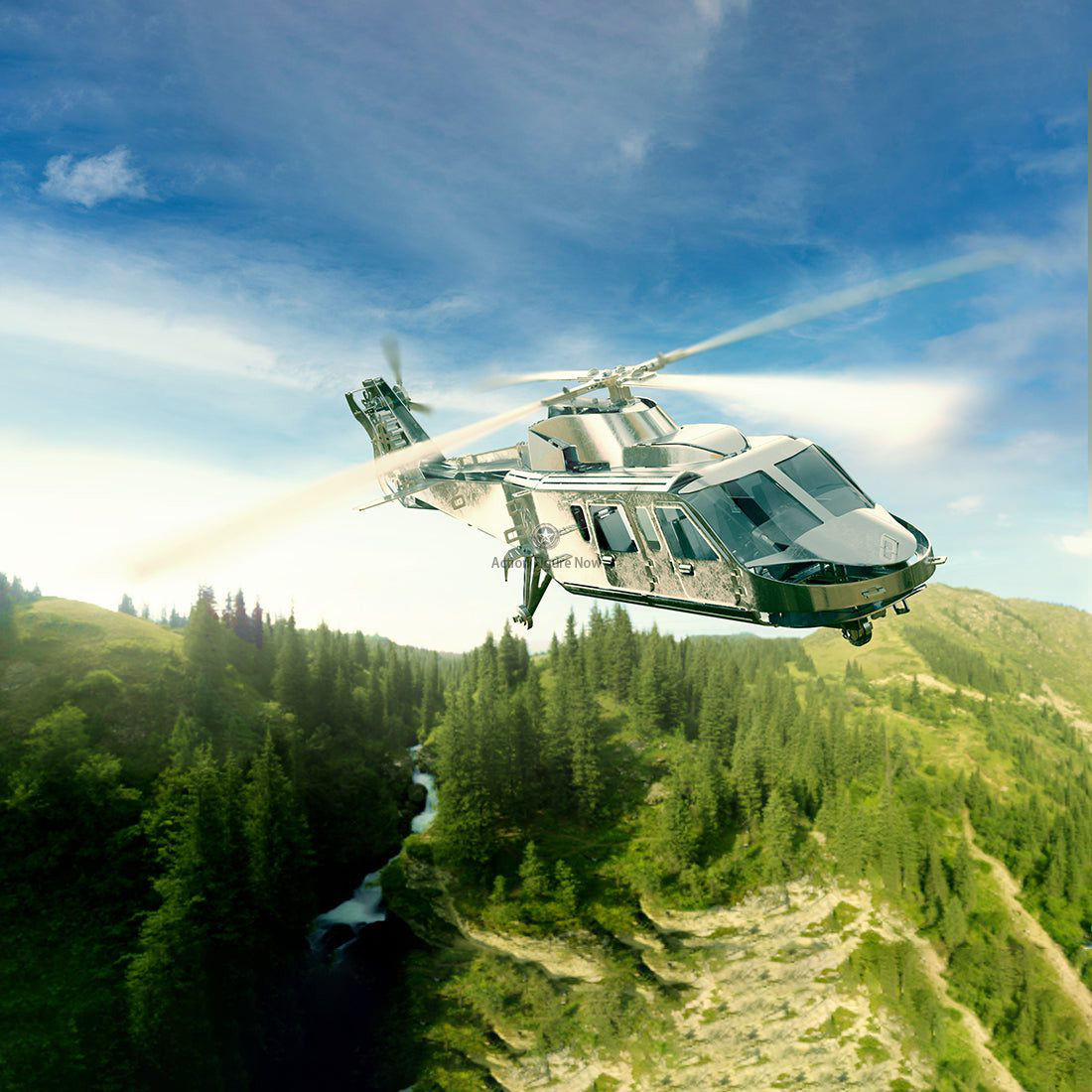 125-Piece 3D Metal Helicopter Model Building Kit: Lift Your Spirits 125-Piece 3D Metal Helicopter Model Building Kit: Lift Your Spirits