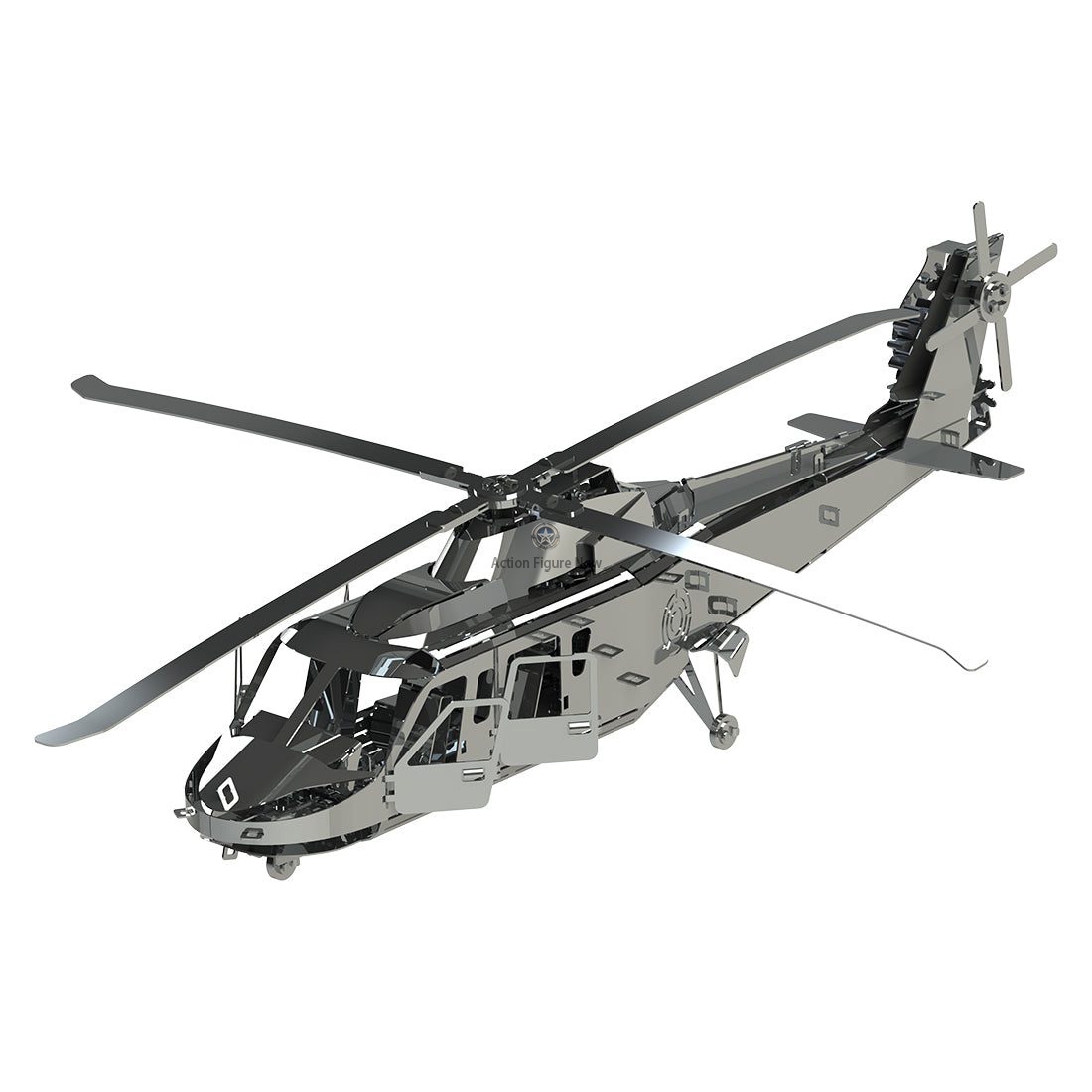 125-Piece 3D Metal Helicopter Model Building Kit: Lift Your Spirits 125-Piece 3D Metal Helicopter Model Building Kit: Lift Your Spirits