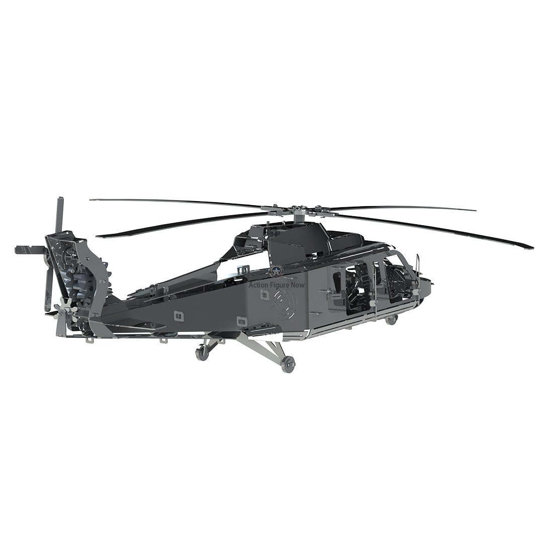 125-Piece 3D Metal Helicopter Model Building Kit: Lift Your Spirits 125-Piece 3D Metal Helicopter Model Building Kit: Lift Your Spirits