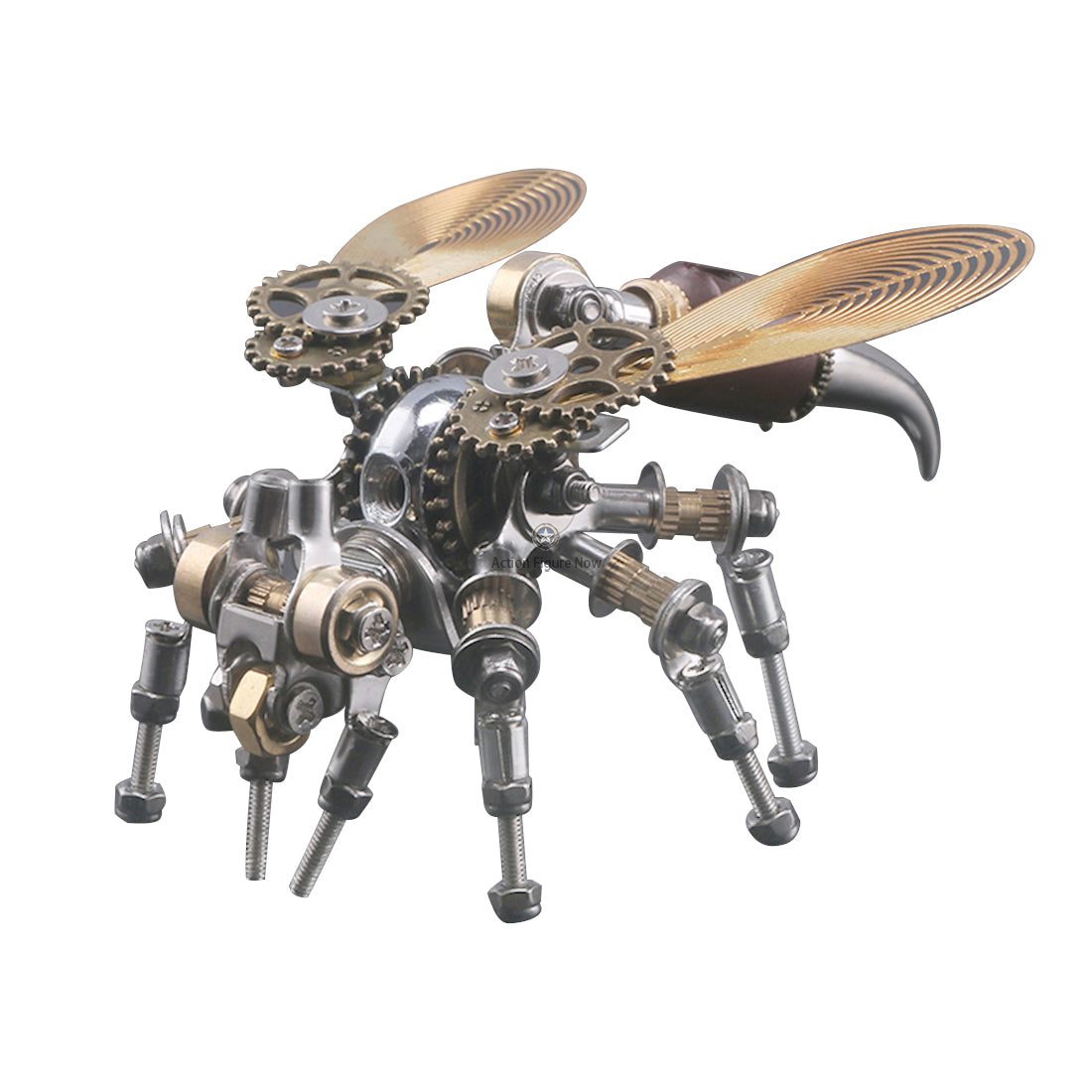 126-Piece DIY Steampunk Metal Hornet Puzzle 3D Metal Assembly Model Kit 126-Piece DIY Steampunk Metal Hornet Puzzle 3D Metal Assembly Model Kit