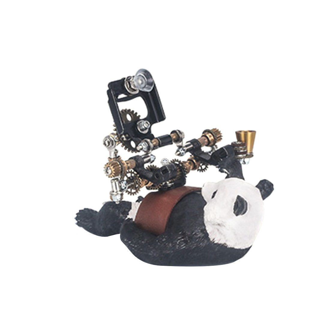 129-Piece DIY 3D Metal Panda Model Kit with Phone Holder 129-Piece DIY 3D Metal Panda Model Kit with Phone Holder