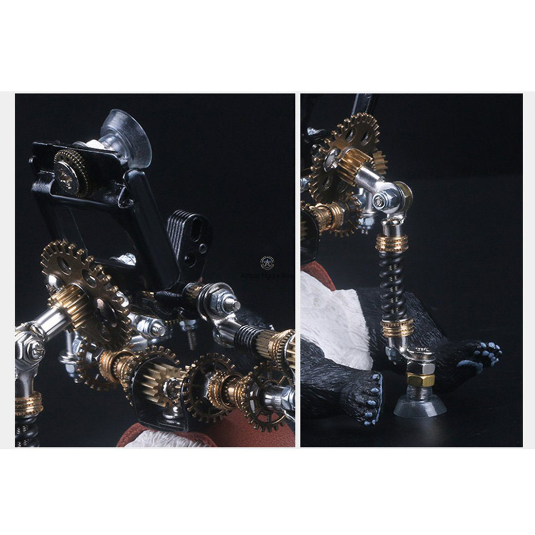 129-Piece DIY 3D Metal Panda Model Kit with Phone Holder 129-Piece DIY 3D Metal Panda Model Kit with Phone Holder