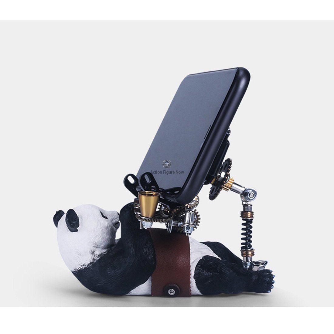 129-Piece DIY 3D Metal Panda Model Kit with Phone Holder 129-Piece DIY 3D Metal Panda Model Kit with Phone Holder