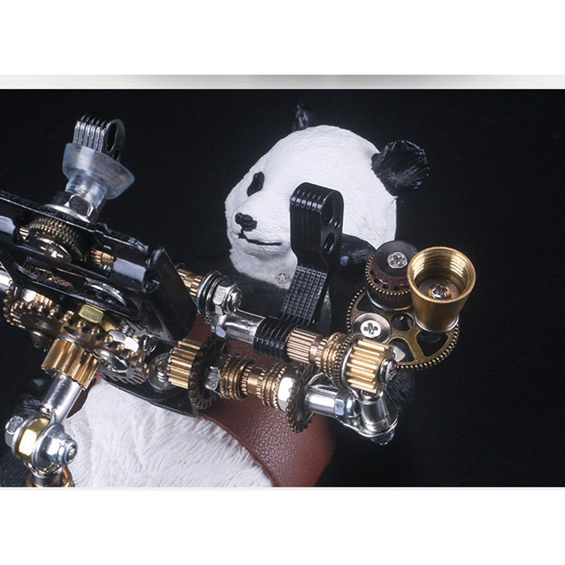 129-Piece DIY 3D Metal Panda Model Kit with Phone Holder 129-Piece DIY 3D Metal Panda Model Kit with Phone Holder