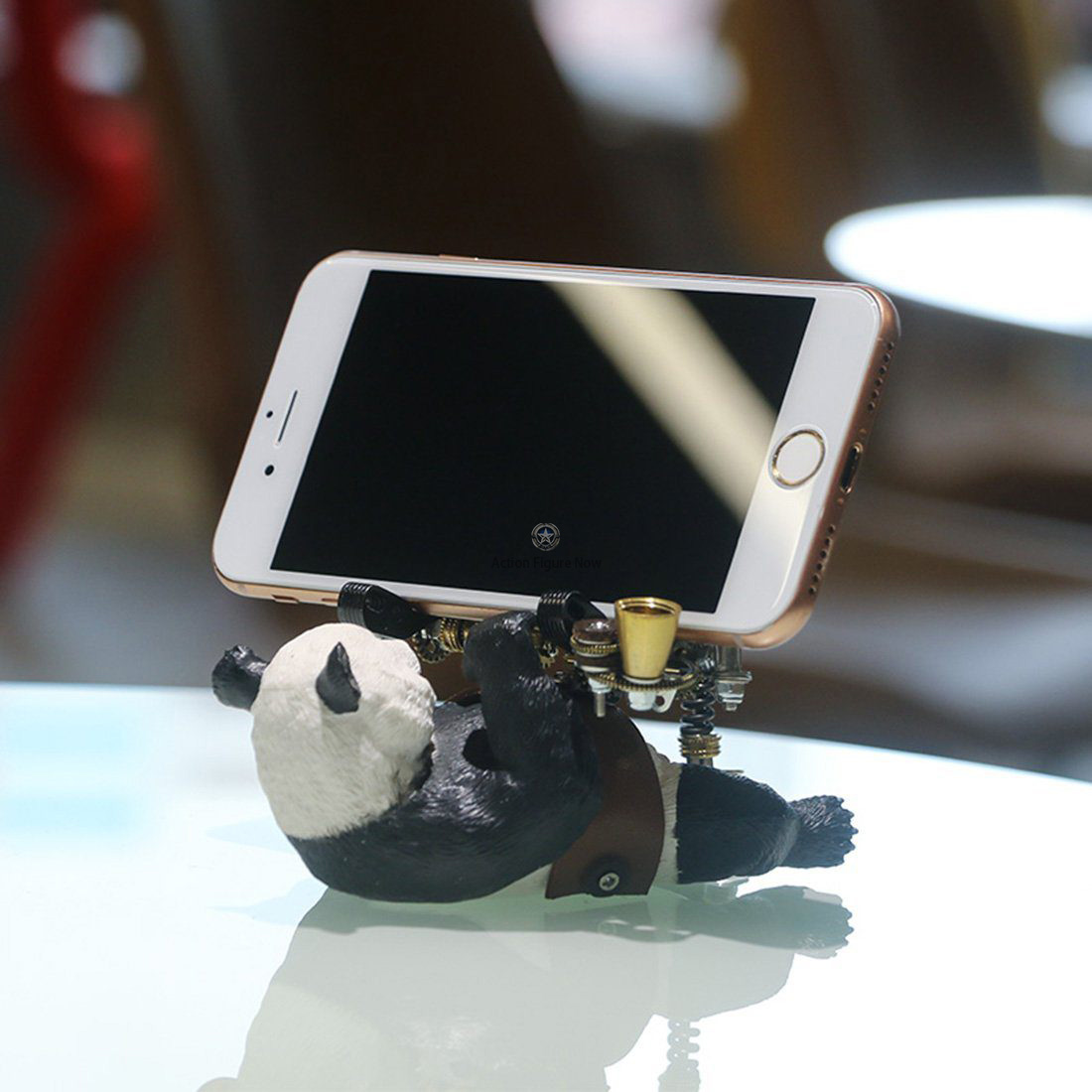 129-Piece DIY 3D Metal Panda Model Kit with Phone Holder 129-Piece DIY 3D Metal Panda Model Kit with Phone Holder