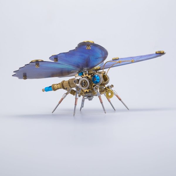 Steampunk Blue Morpho Menelaus 3D Metal Model DIY Kits