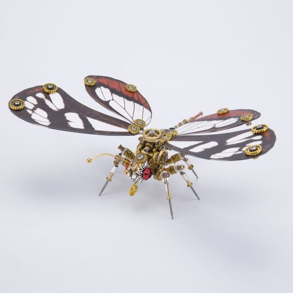 Steampunk Greta Oto Footed Butterfly 3D Metal Puzzle Model