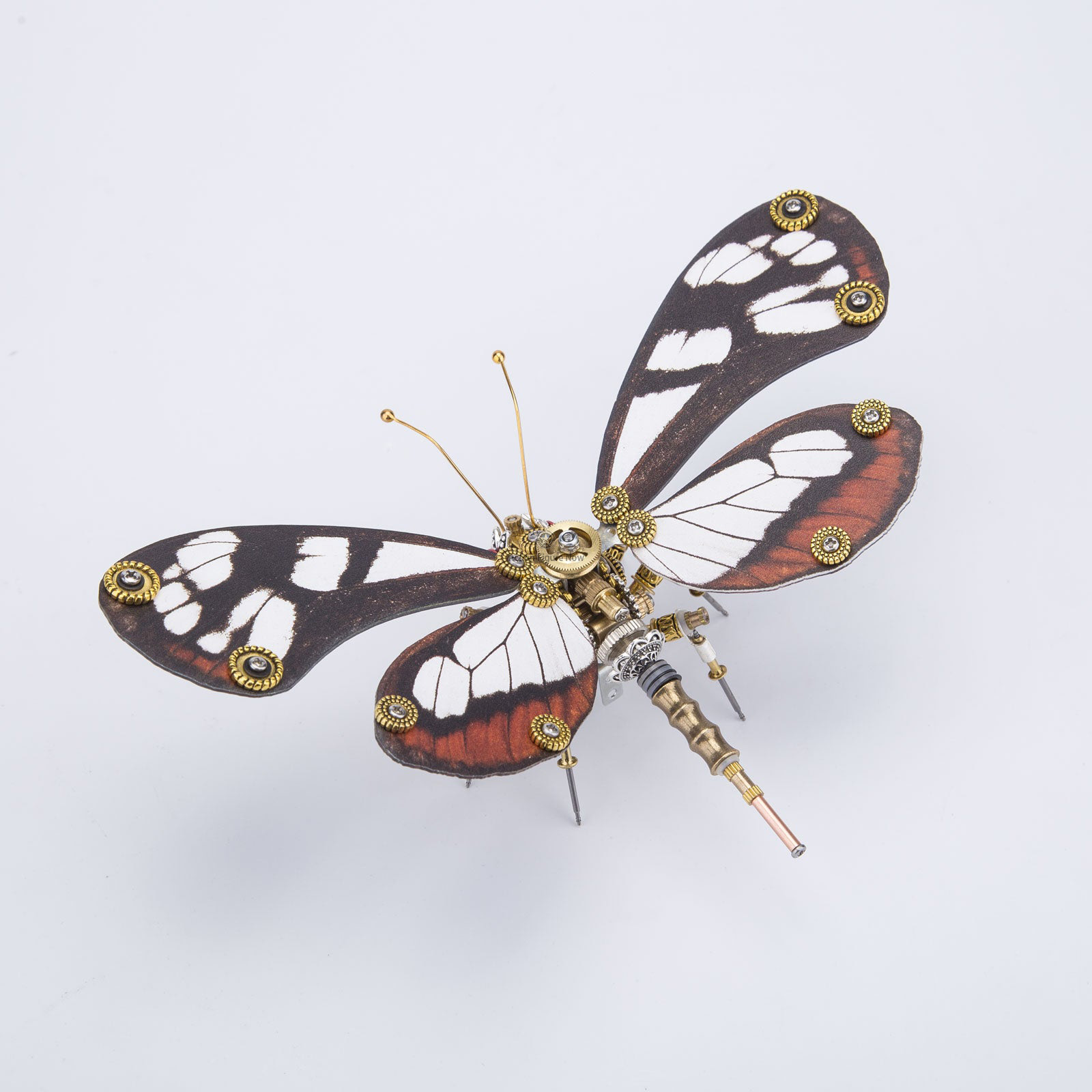 Steampunk Greta Oto Footed Butterfly 3D Metal Puzzle Model Steampunk Greta Oto Footed Butterfly 3D Metal Puzzle Model