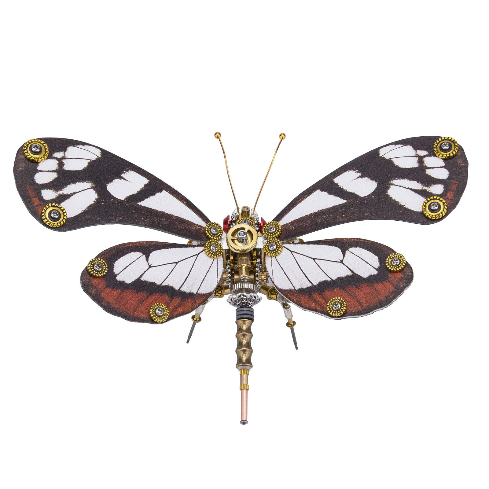 Steampunk Greta Oto Footed Butterfly 3D Metal Puzzle Model Steampunk Greta Oto Footed Butterfly 3D Metal Puzzle Model