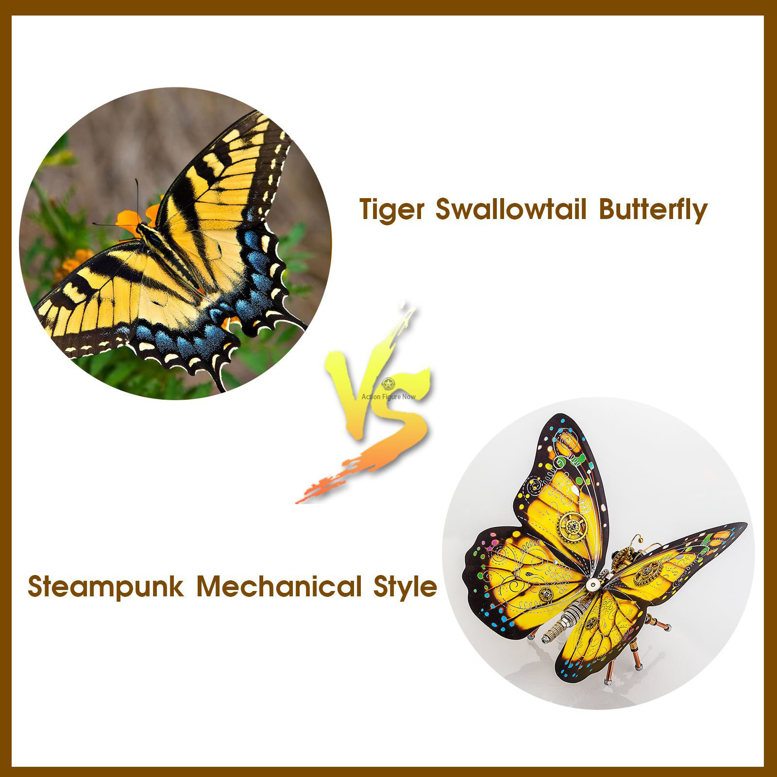 3D Metal Puzzle Tiger Swallowtail Butterfly Assembly Model 3D Metal Puzzle Tiger Swallowtail Butterfly Assembly Model