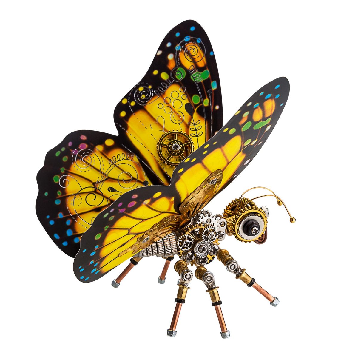 3D Metal Puzzle Tiger Swallowtail Butterfly Assembly Model