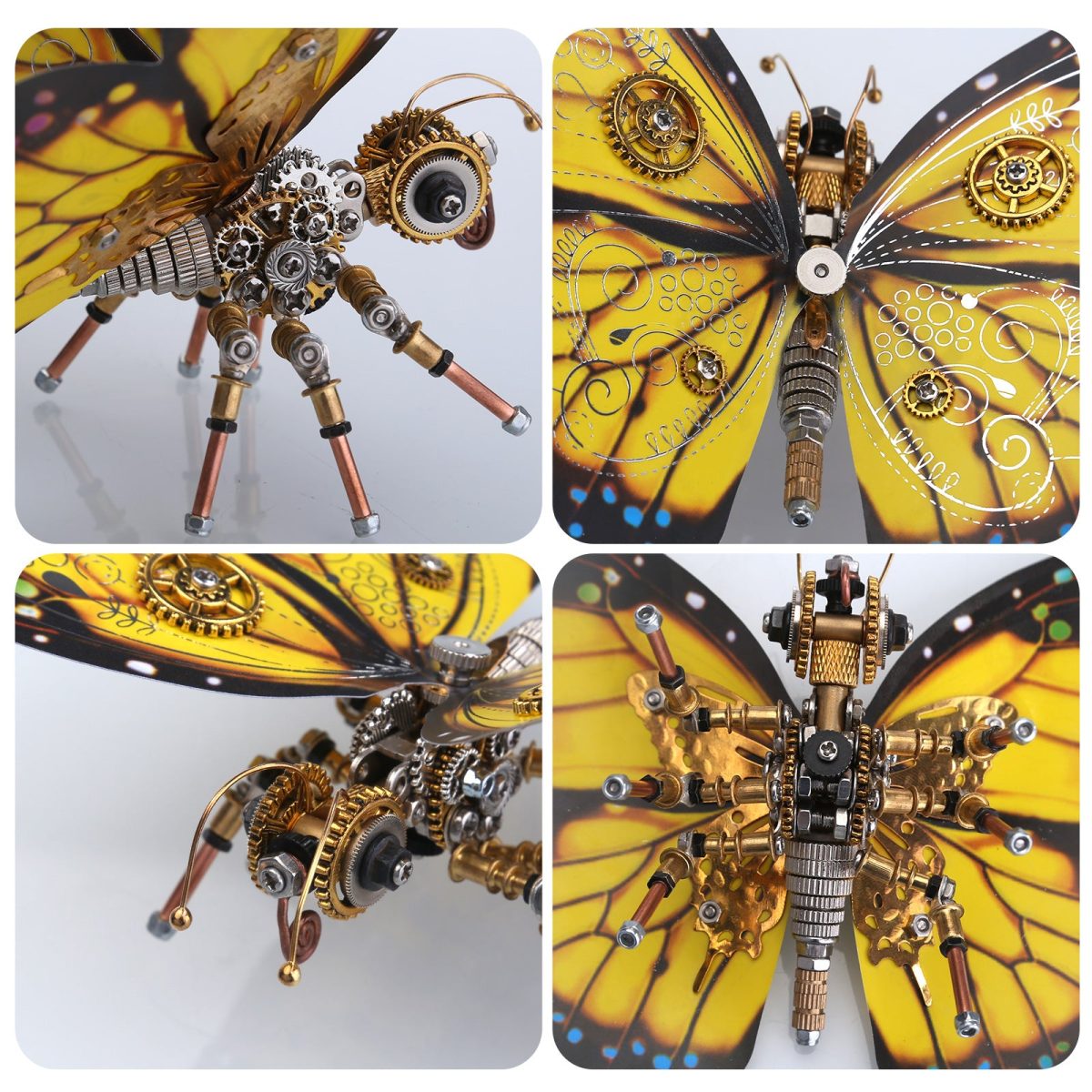 3D Metal Puzzle Tiger Swallowtail Butterfly Assembly Model