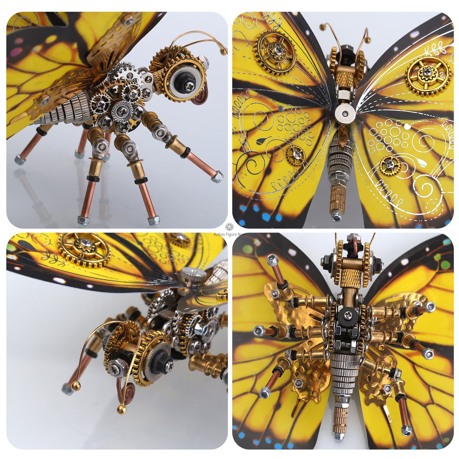 3D Metal Puzzle Tiger Swallowtail Butterfly Assembly Model 3D Metal Puzzle Tiger Swallowtail Butterfly Assembly Model