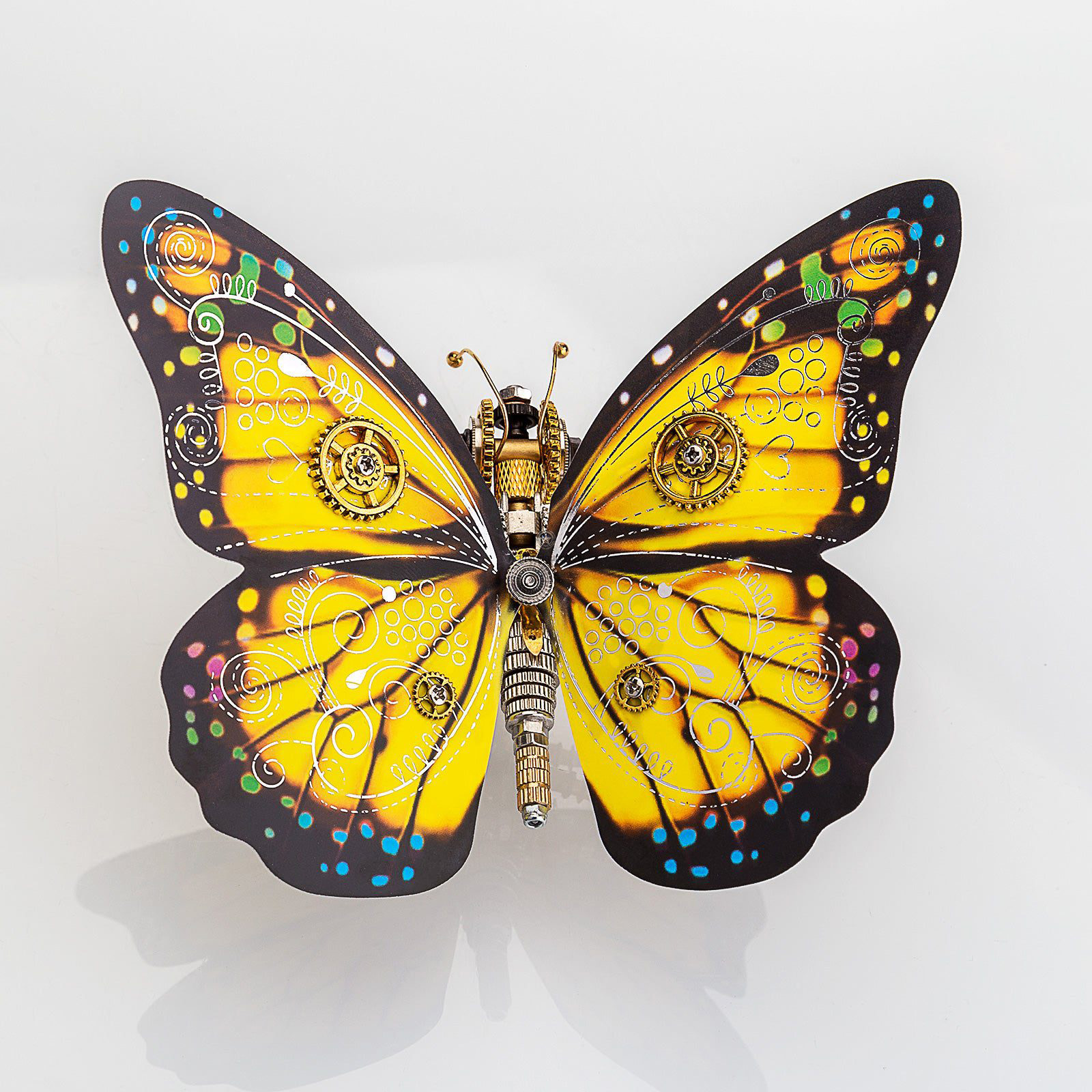 3D Metal Puzzle Tiger Swallowtail Butterfly Assembly Model 3D Metal Puzzle Tiger Swallowtail Butterfly Assembly Model