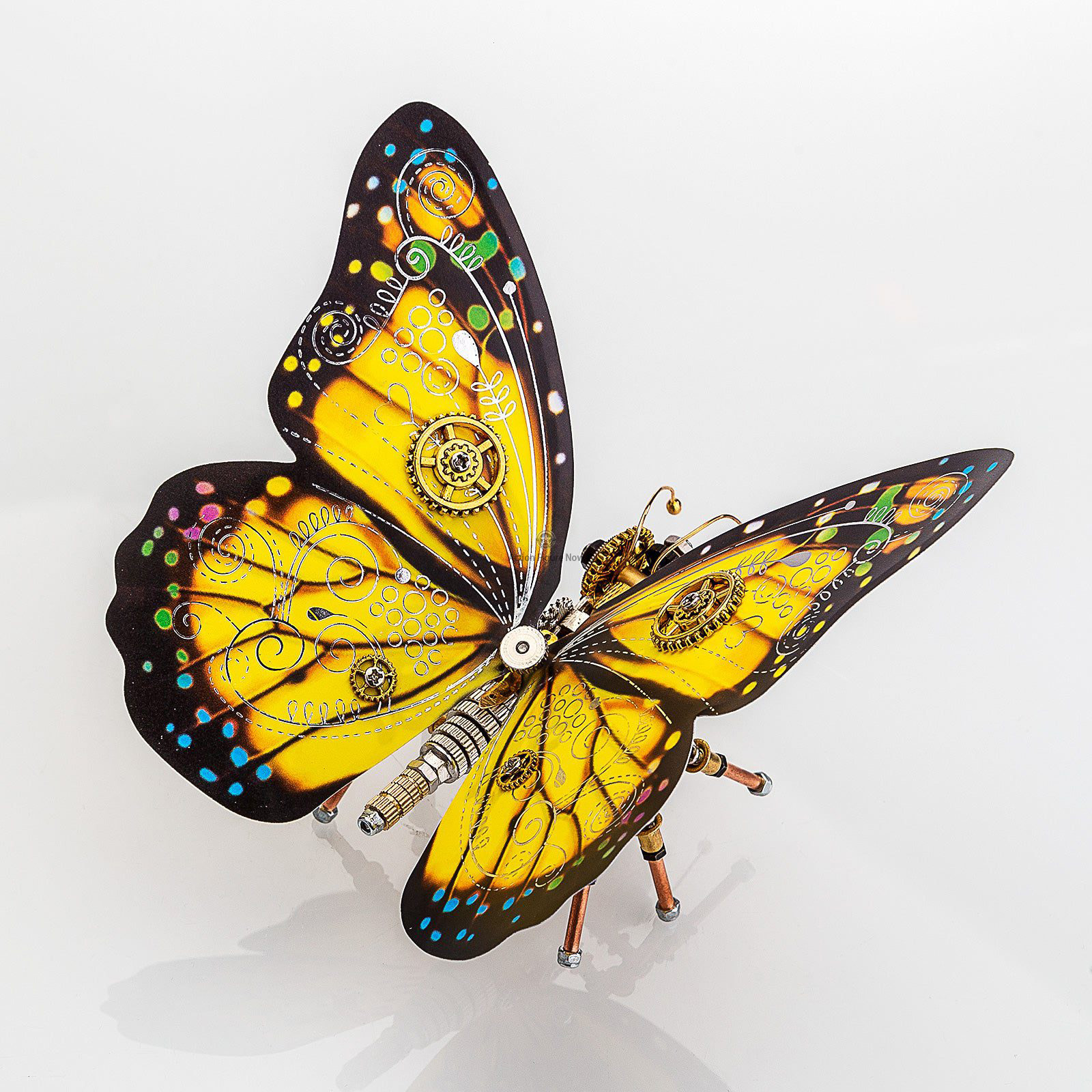 3D Metal Puzzle Tiger Swallowtail Butterfly Assembly Model 3D Metal Puzzle Tiger Swallowtail Butterfly Assembly Model