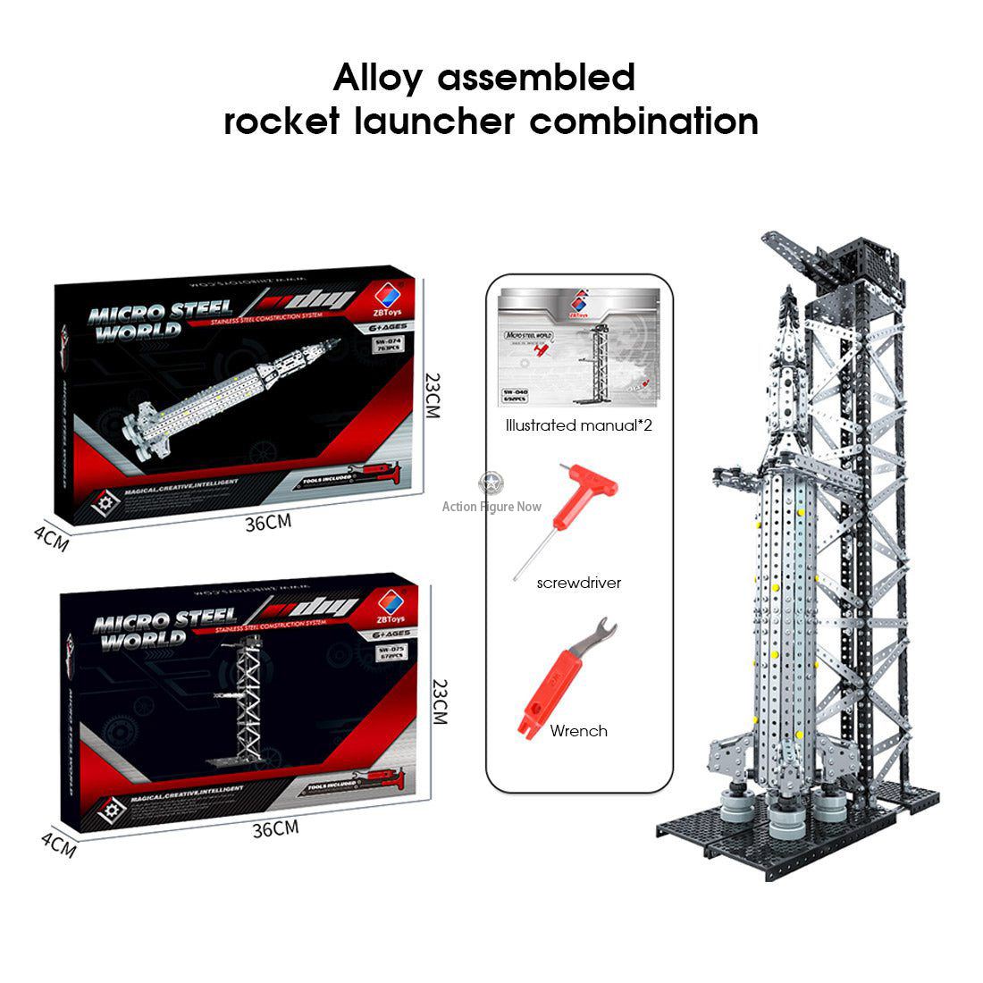 1521Pcs Rocket with Launchpad Space Series DIY Assembly Toy 1521Pcs Rocket with Launchpad Space Series DIY Assembly Toy