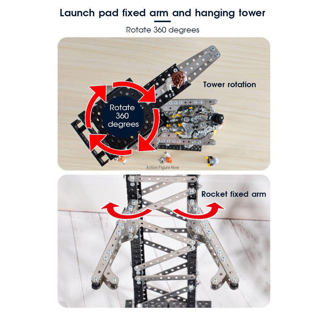 1521Pcs Rocket with Launchpad Space Series DIY Assembly Toy 1521Pcs Rocket with Launchpad Space Series DIY Assembly Toy
