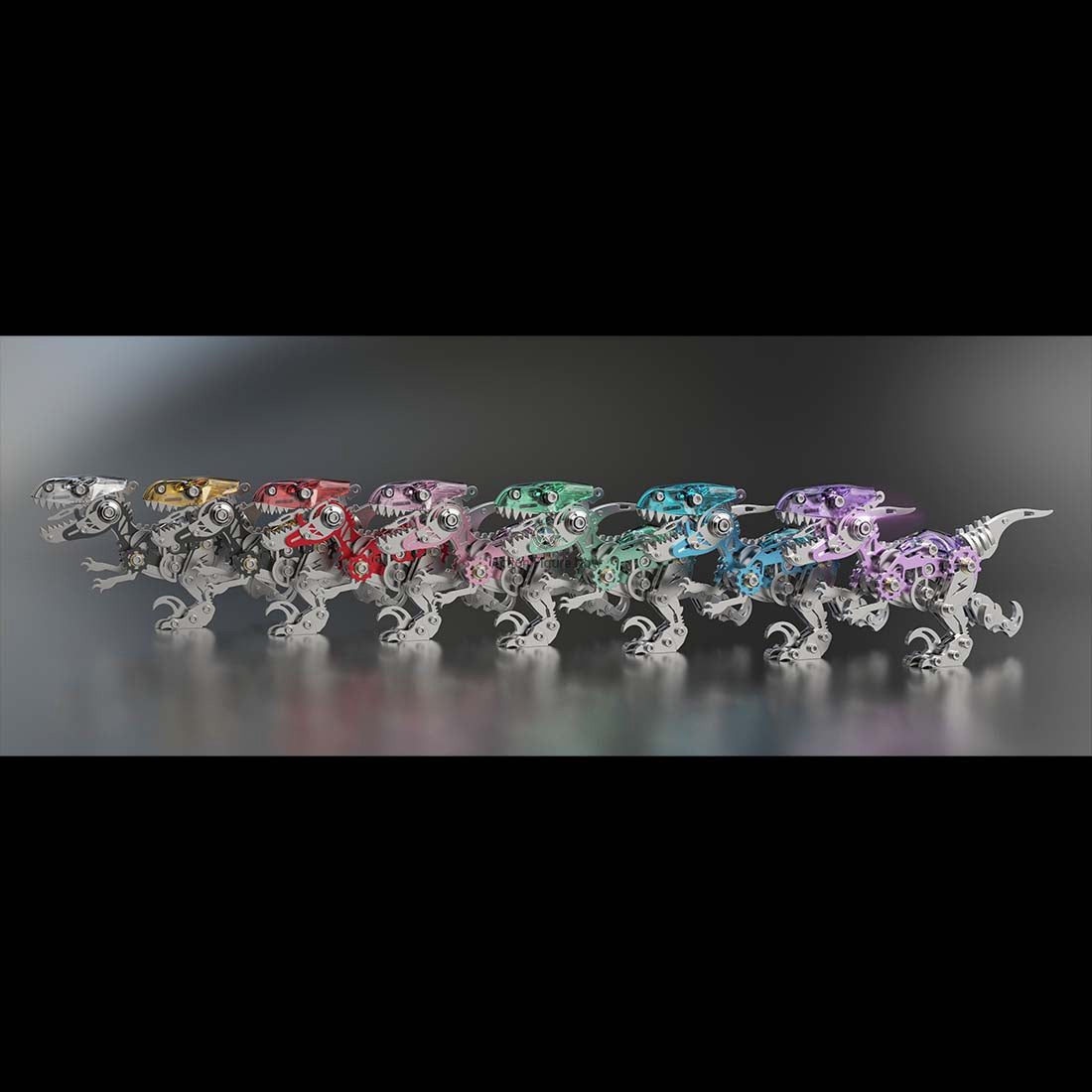 160-Piece Mini Dinosaur 3D Metal Model Kit 160-Piece Mini Dinosaur 3D Metal Model Kit